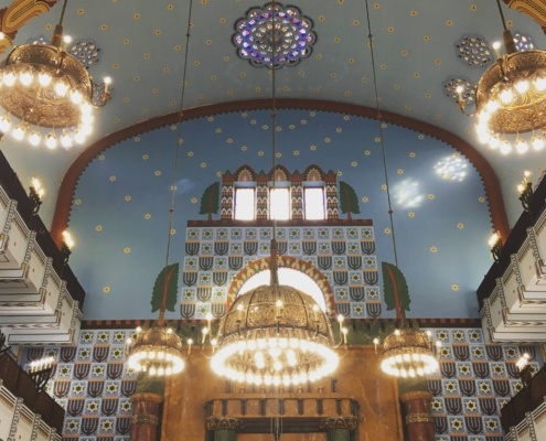 Art Nouveau in Budapest-Kazinczy Synagogue