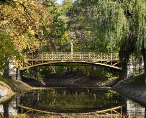 active travel in budapest - city park